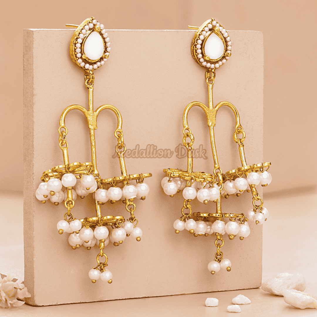 Pearl Chandler Earrings