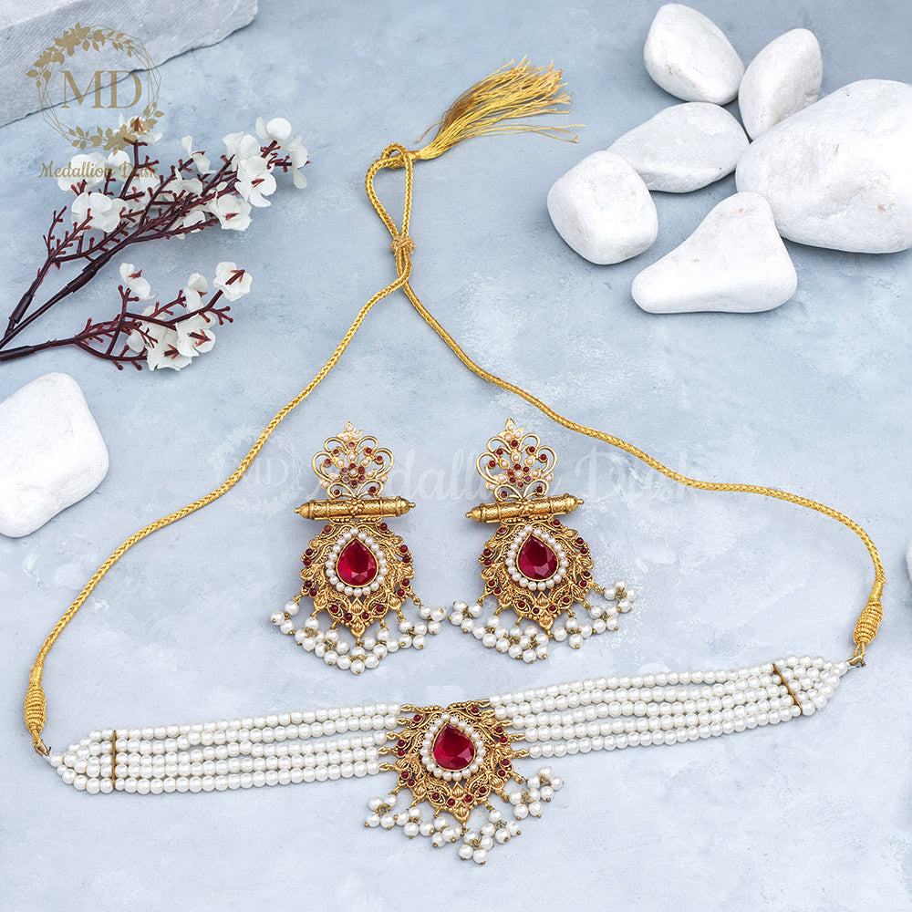 Queen's Crown Choker Set