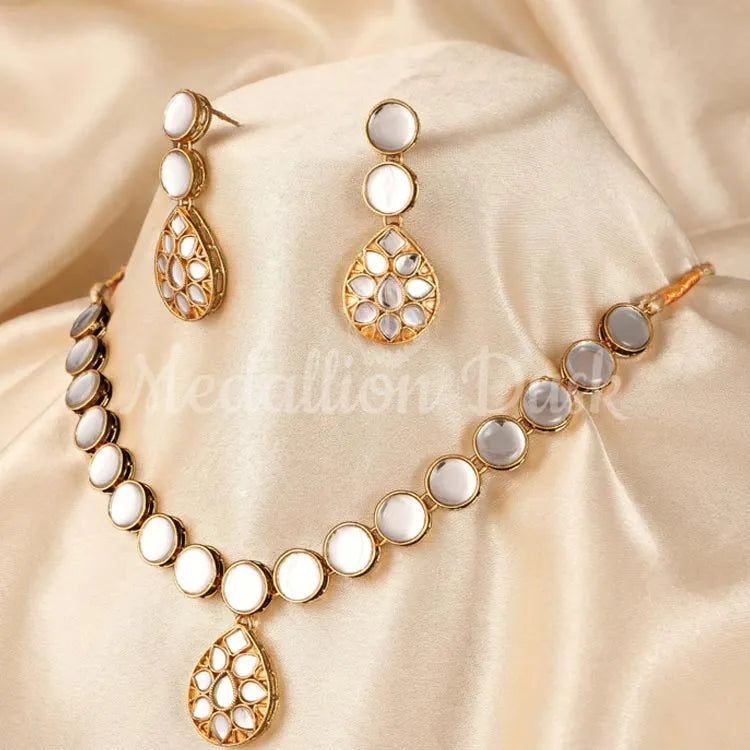 Chunky Kundan Necklace Set
