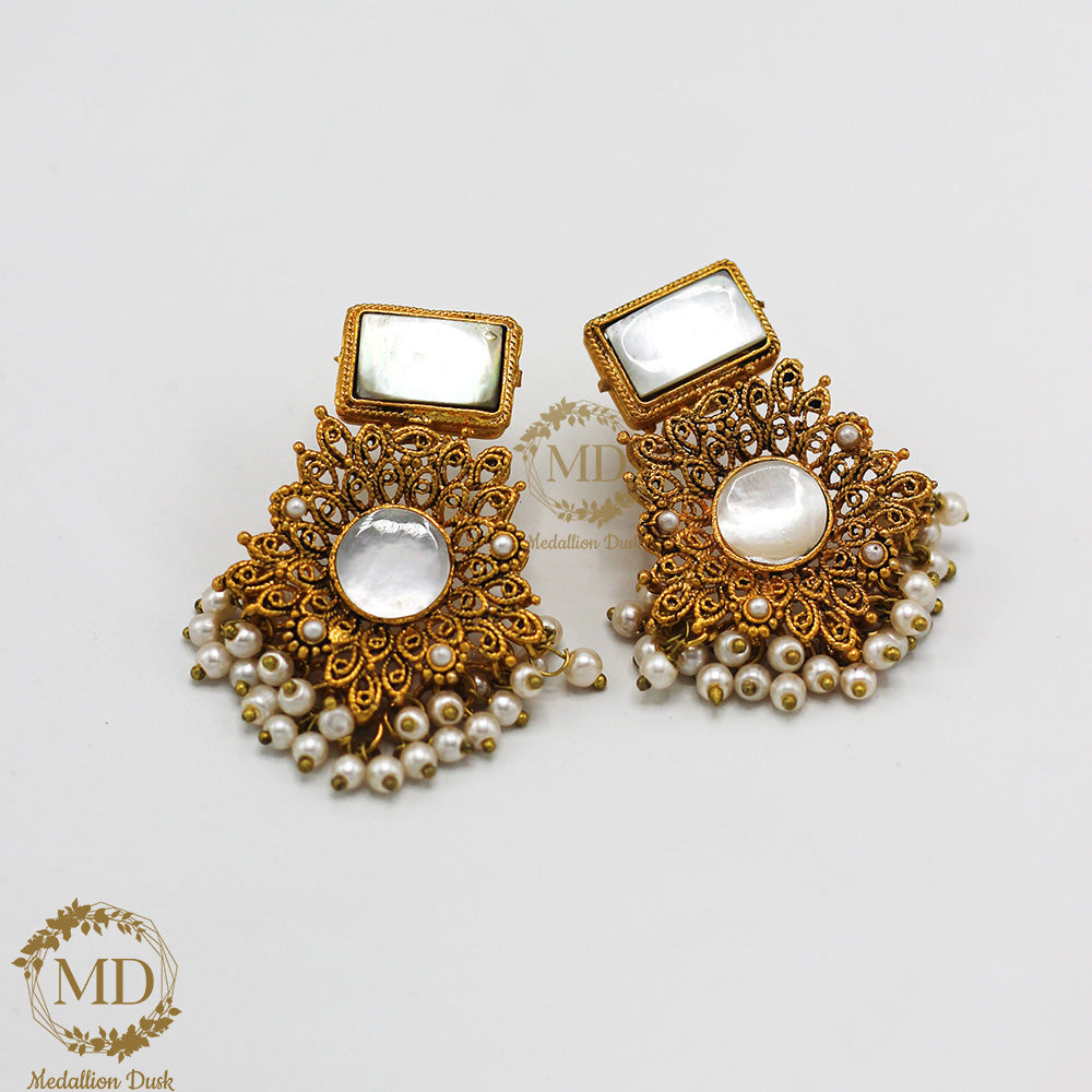 Round Maze Earrings